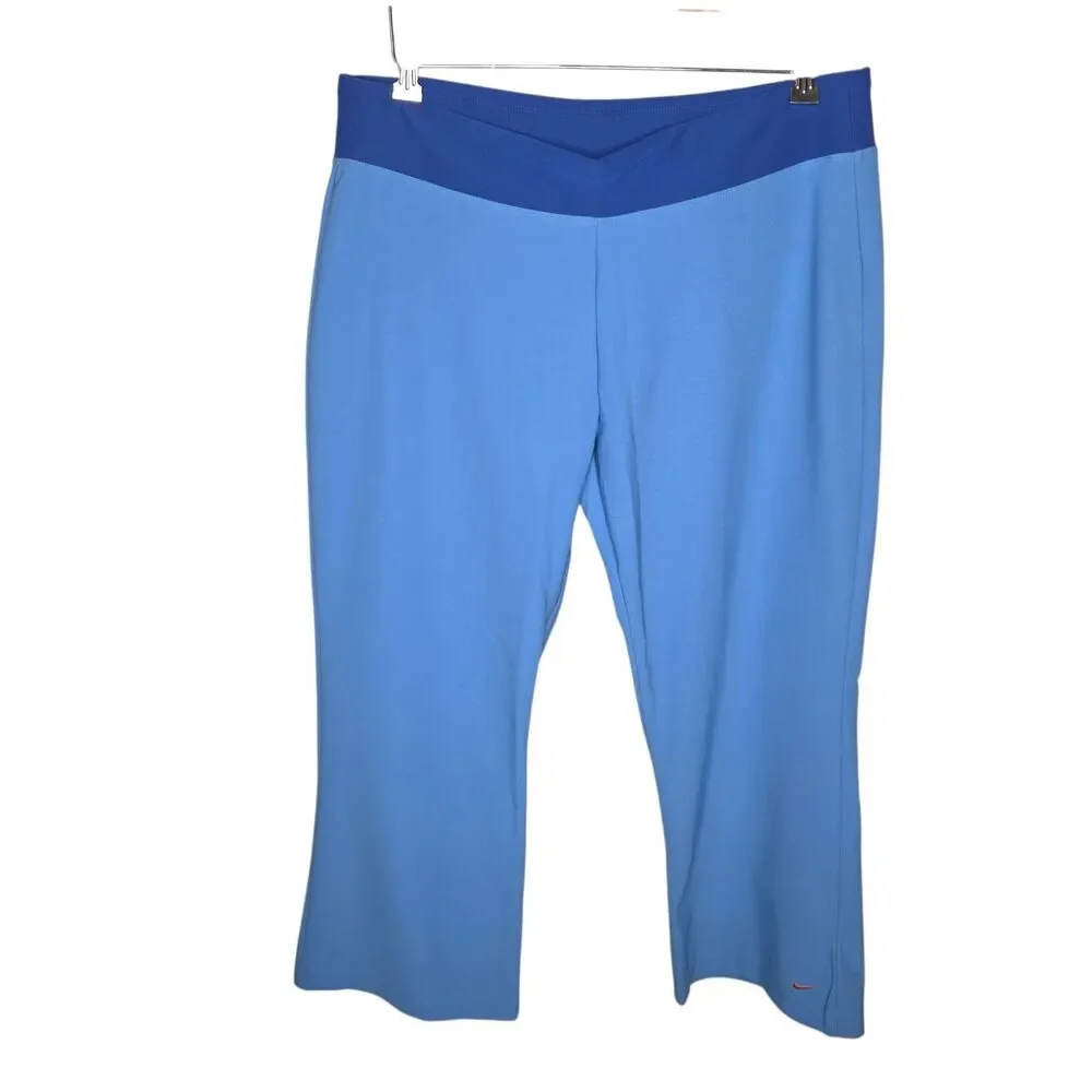 NIKE Nwt Dri-FIT Blue Athletic Capri Pants Size XL 224583